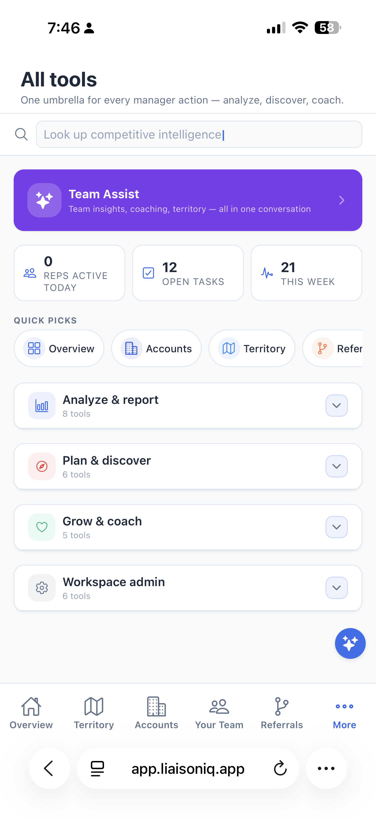 Pipeline board and Campaigns composer in LiaisonIQ